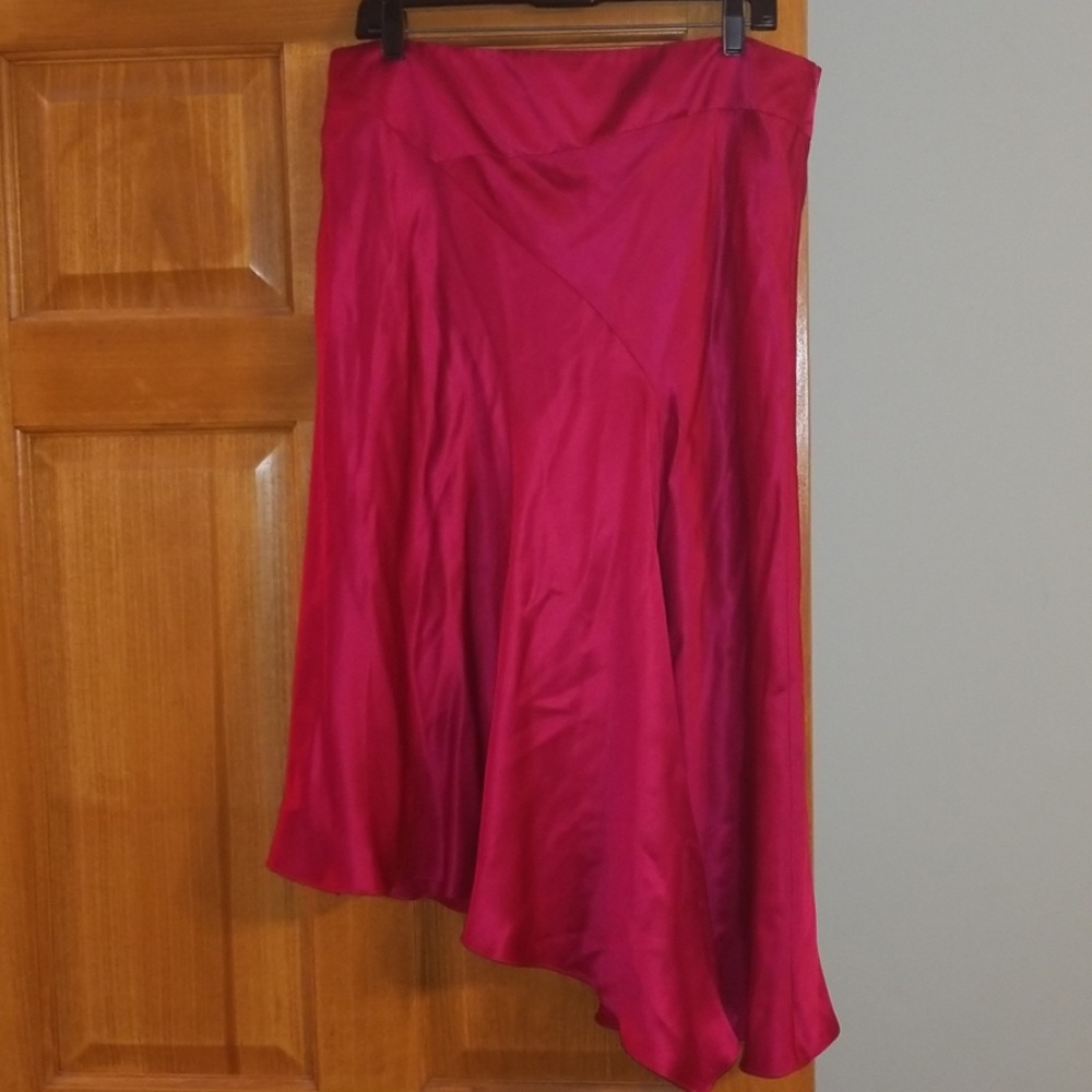 Banana Republic womens size 14 satin skirt